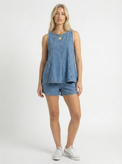 Denim Flow Zweiteiler