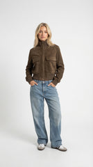 Sienna Vintage Wildlederjacke