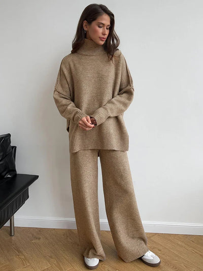 Rollkragenpullover mit Hose | Léa