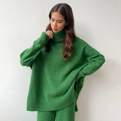 Rollkragenpullover mit Hose | Léa