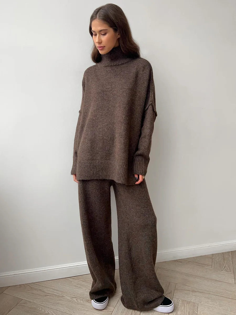 Rollkragenpullover mit Hose | Léa