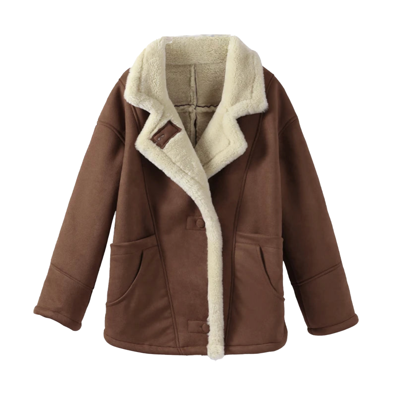 Teddy Shearling Jacke | Naia