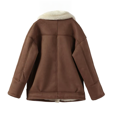 Teddy Shearling Jacke | Naia