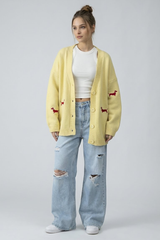 Cardigan mit Dachshund