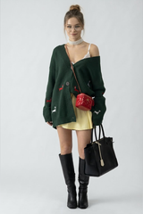 Cardigan mit Dachshund