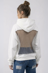 Rücken-Mesh Hoodie