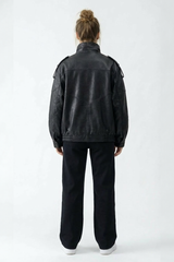 Oversized PU Jacke