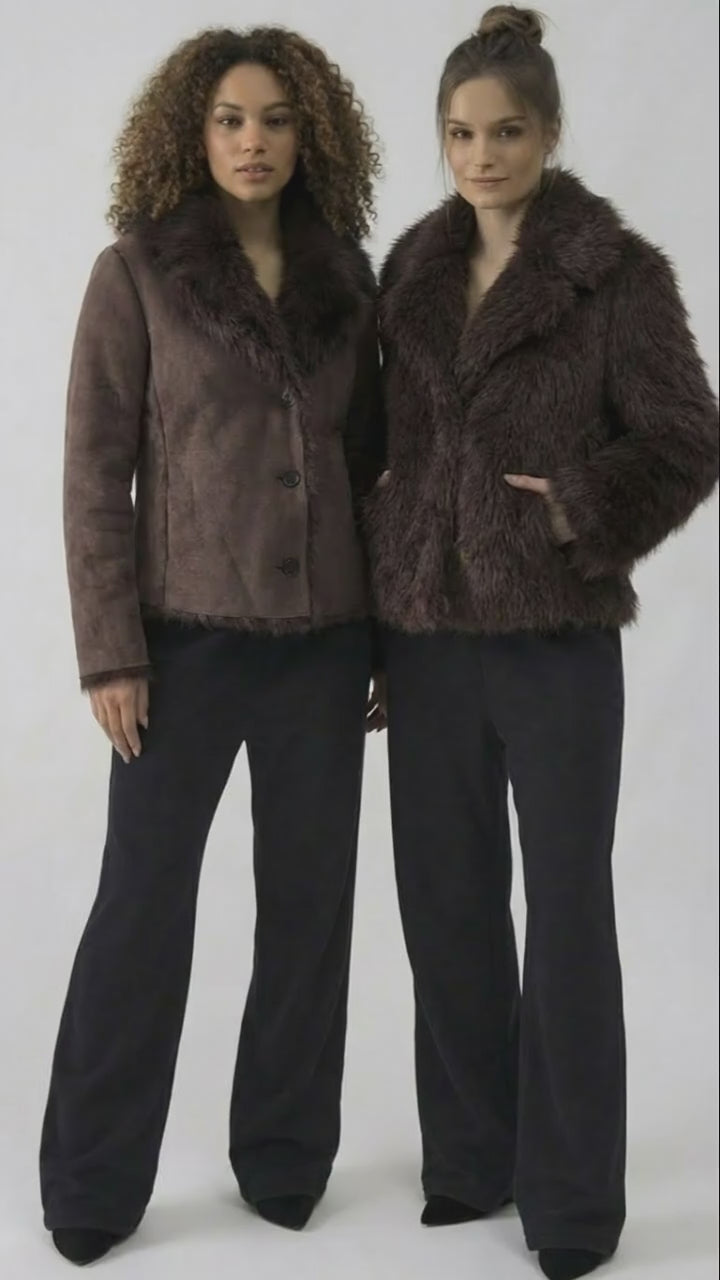 Reversible Faux Fur Jacket