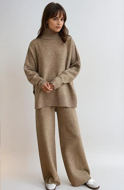 Rollkragenpullover mit Hose | Léa