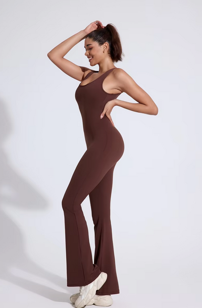 Flaired Active Jumpsuit | Léa