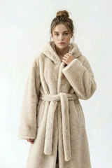 Teddykappa med huva | Léa